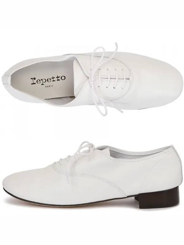 Women's Zizi Matte Leather Oxford White - REPETTO - BALAAN 2