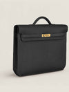 Kelly Depeche 36 Briefcase Black Gold - HERMES - BALAAN 3