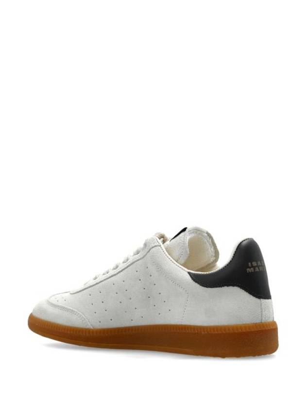 Logo Low Top Sneakers Black Chalk - ISABEL MARANT - BALAAN 4