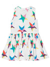 Kids Women's Star Print One Piece TS1C32 Z0894 100MC - STELLA MCCARTNEY - BALAAN 3