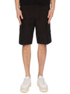 Cargo Bermuda Shorts Black - STONE ISLAND - BALAAN 3