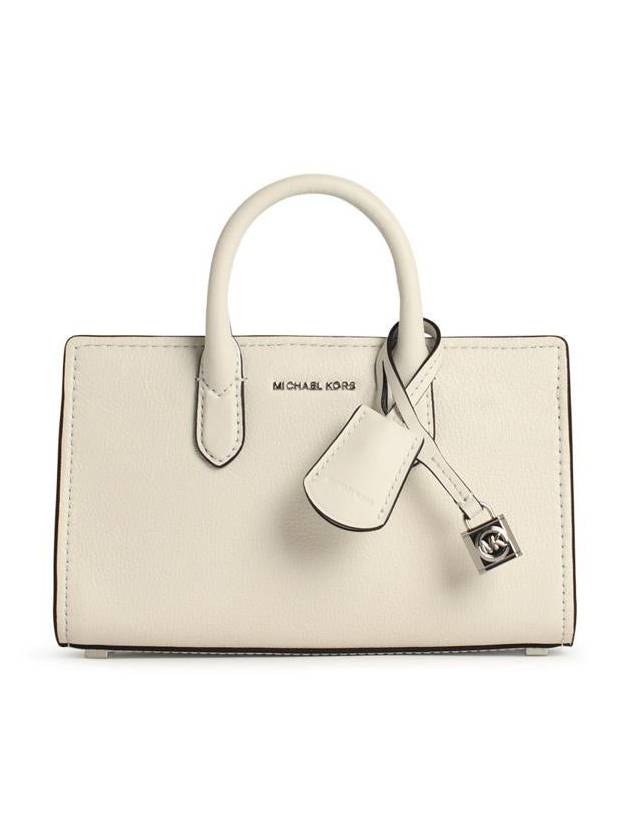 Michael Kors 'Scarlett' White Leather Bag - MICHAEL KORS - BALAAN 1