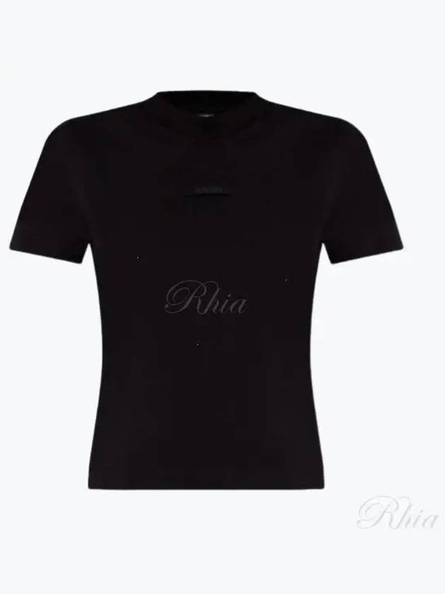 Le Gros Grain Short Sleeve T-Shirt Black - JACQUEMUS - BALAAN 2