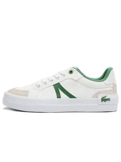 Kids L004 Sneakers Dark Green White - LACOSTE - BALAAN 2