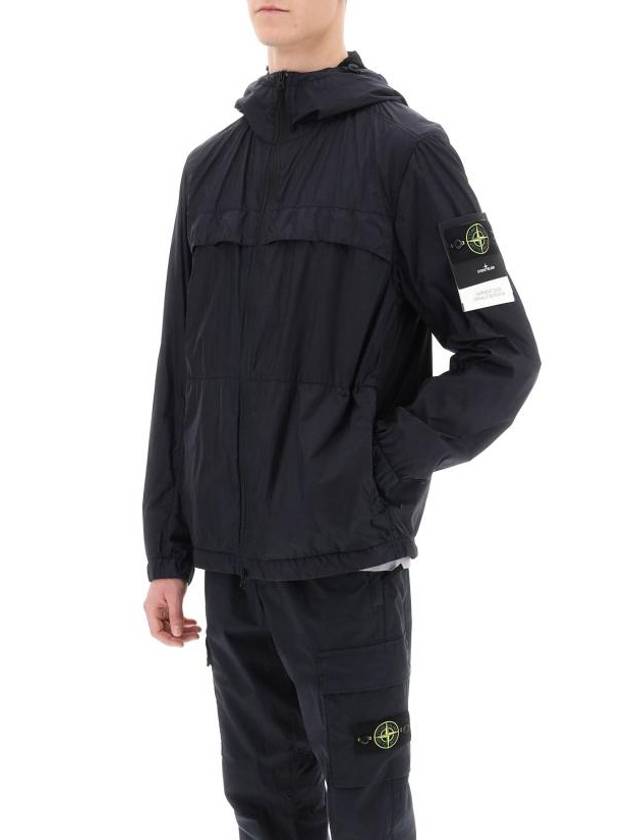 Garment Dyed Crinkle Reps R-Nylon Jacket Navy - STONE ISLAND - BALAAN 5