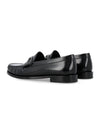 Luco Triomphe Polished Bull Loafers Black - CELINE - BALAAN 5