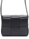 Intrecciato Cassette Small Cross Bag Black - BOTTEGA VENETA - BALAAN 2