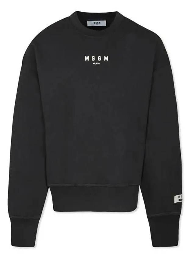 Kids Logo Patch Sweatshirt Dark Gray - MSGM - BALAAN 1