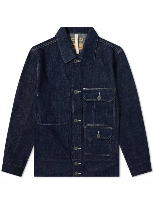 live denim jacket indigo - NIGEL CABOURN - BALAAN 1