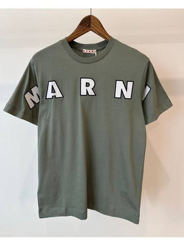 Kids T Shirt M01265 M00RF Olive 14Y - MARNI - BALAAN 1