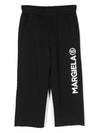 MM6 Margiela Kids Logo Wide Track Pants - MAISON MARGIELA - BALAAN 1