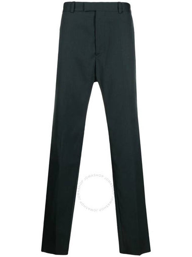 OAMC Men's Black Contrast Stitching Straight Leg Trousers Brand Size 46 US Size 36 - OAMC - BALAAN 1