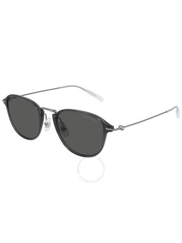 Montblanc Grey Square Men's Sunglasses MB0155S 001 51 - MONTBLANC - BALAAN 1