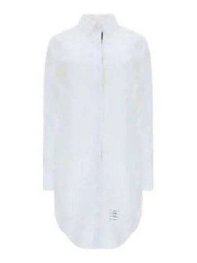 RWB Cotton Shirt Dress White - THOM BROWNE - BALAAN 2