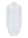 RWB Cotton Shirt Dress White - THOM BROWNE - BALAAN 2