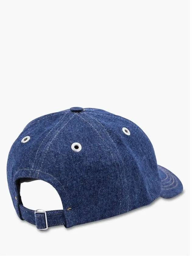 Embroidered Logo Ball Cap Blue - AMI - BALAAN 4