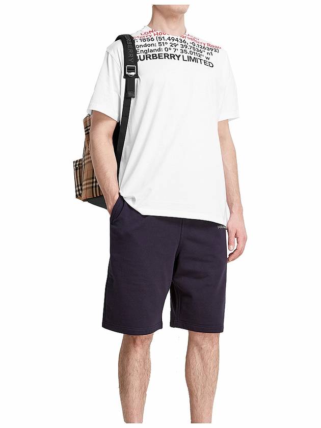 Location Short Sleeve T-Shirt White - BURBERRY - BALAAN 5