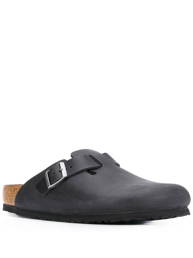 Leather Boston Sandals Black - BIRKENSTOCK - BALAAN 3