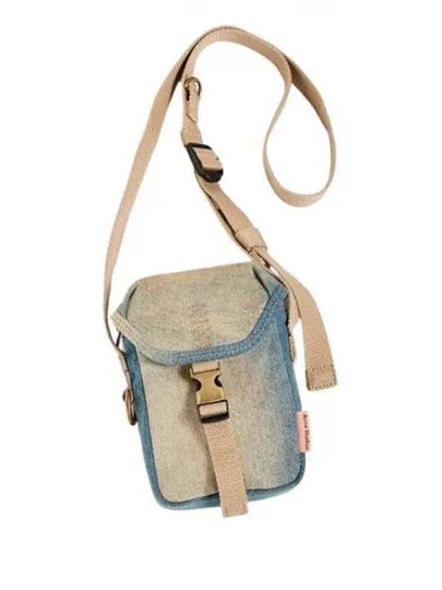 Denim Mini Pouch Bag Light Blue Beige - ACNE STUDIOS - BALAAN 2