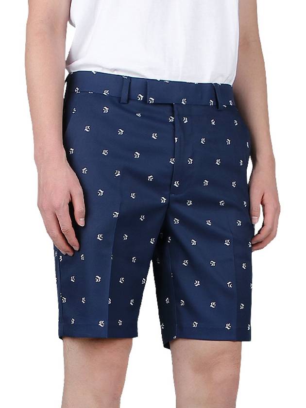 Men's Mini G Camo Technical Shorts Navy - G/FORE - BALAAN 4