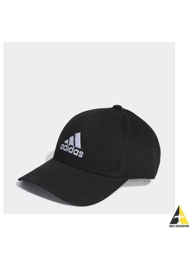 Embroidered Logo Cotton Twill Ball Cap Black - ADIDAS - BALAAN 2