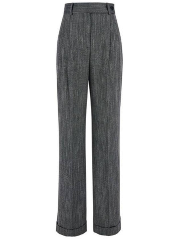 Alberta Ferretti Pants With Front Pleats - ALBERTA FERRETTI - BALAAN 1