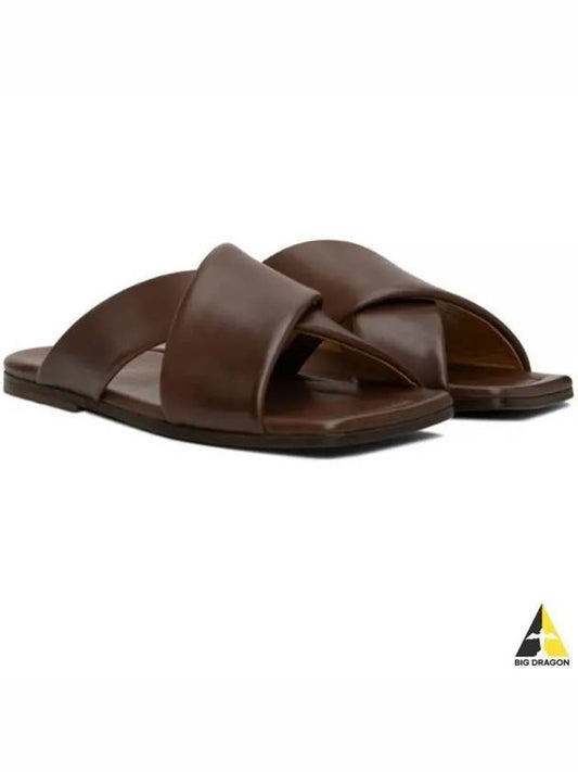 MM4391 193490 Cross Leather Slippers - MARSELL - BALAAN 1