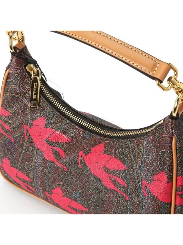 Stampa Pegasus Shoulder Bag Brown Red - ETRO - BALAAN 6