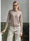 Women's Autumn Tint Turtleneck Long Ivory - MICANE - BALAAN 4