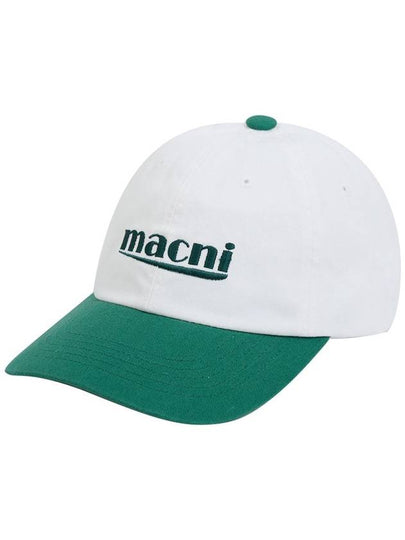 SIGNATURE LOGO MIX BALL CAP GREEN - MACNI - BALAAN 2