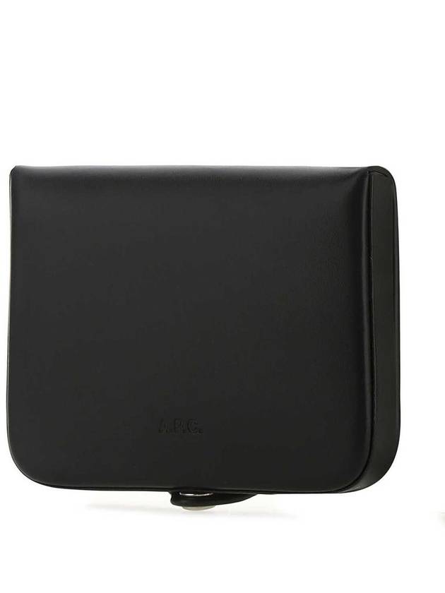 Josh Leather Coin Wallet Black - A.P.C. - BALAAN 3