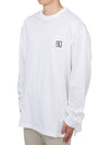 Men s back logo long sleeve t shirt white - WOOYOUNGMI - BALAAN 4