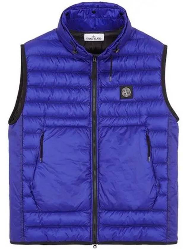 Wappen Patch Ripstone Nylon Padding Vest Ultramarine - STONE ISLAND - BALAAN 2