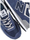 574 Classic Core Pack Low Top Sneakers Navy - NEW BALANCE - BALAAN 7