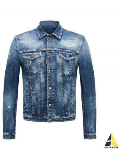 Dsquared2 Distressed Denim Jacket S74AM1521S30872 470 - DSQUARED2 - BALAAN 2