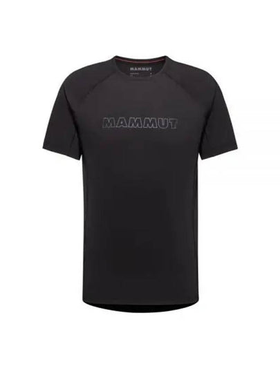 Men's Selun FL Logo Short Sleeve T-Shirt Glacier Black - MAMMUT - BALAAN 2