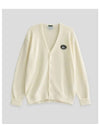 Musinsa Edition Women s Rings Cardigan Ivory - LACOSTE - BALAAN 1