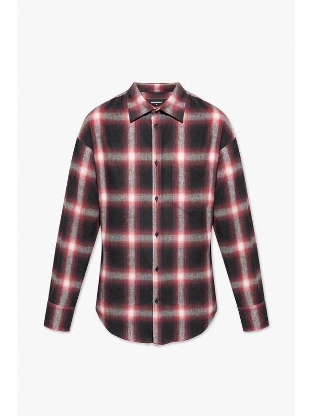 Easy Dean Shirt Red - DSQUARED2 - BALAAN 1