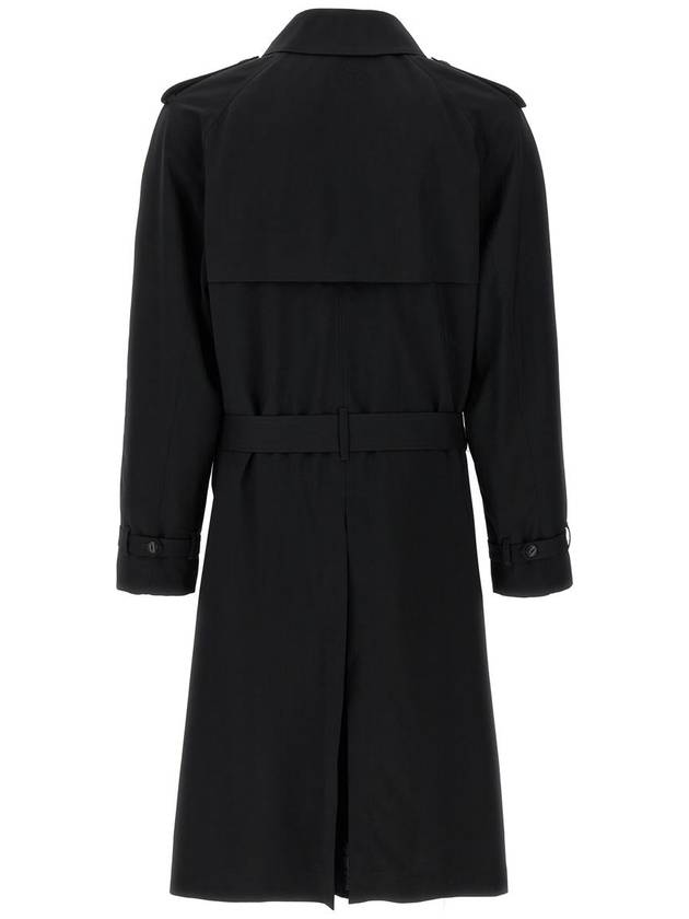 Fendi Wool Trench Coat - FENDI - BALAAN 2