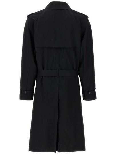 Fendi Wool Trench Coat - FENDI - BALAAN 2