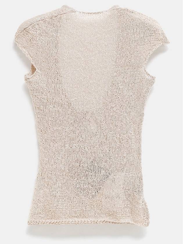 Chamomile low neckline knit top gold - PALOMA WOOL - BALAAN 3