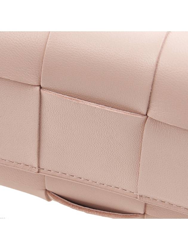 Cassette Tri-Fold Zipper Half Wallet Pink - BOTTEGA VENETA - BALAAN 7