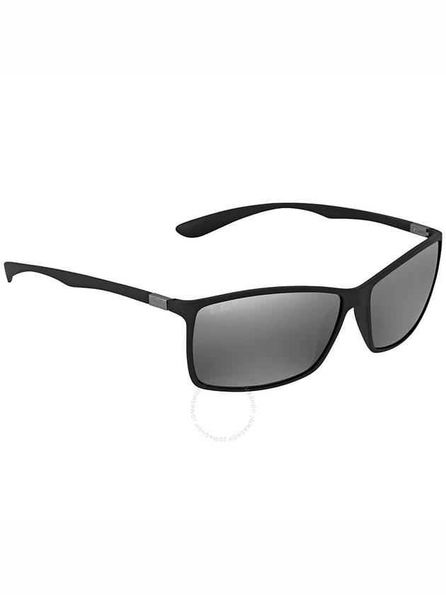 Ray Ban Liteforce Polarized Silver Mirror Square Men's Sunglasses RB4179 601S82 62 - RAY-BAN - BALAAN 2