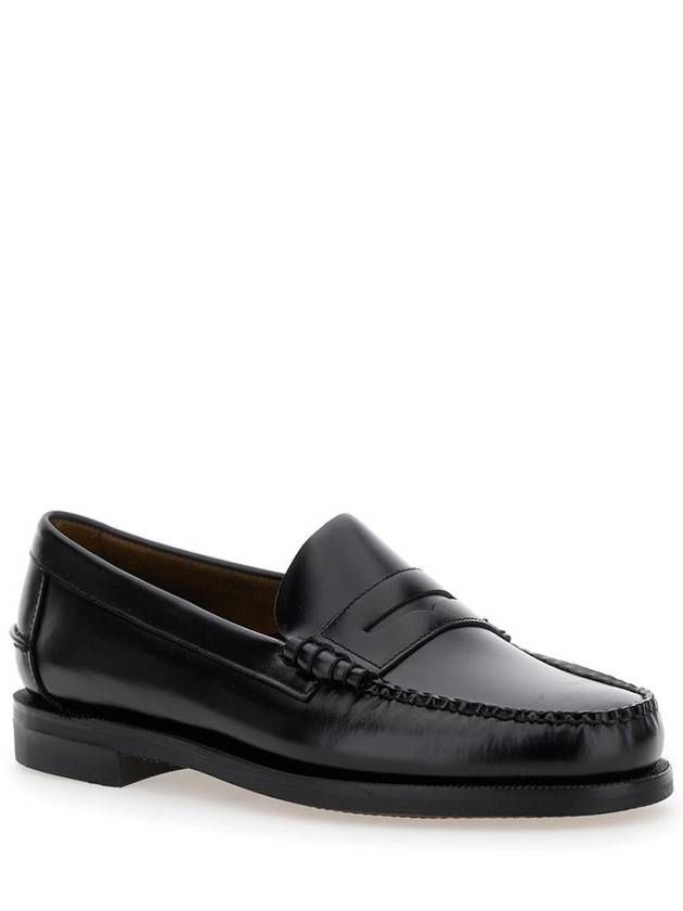 Black Pull-On Loafers In Leather Man - SEBAGO - BALAAN 2