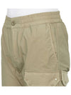 Men's Snap Pocket Cargo Straight Pants Beige - TEN C - BALAAN 9