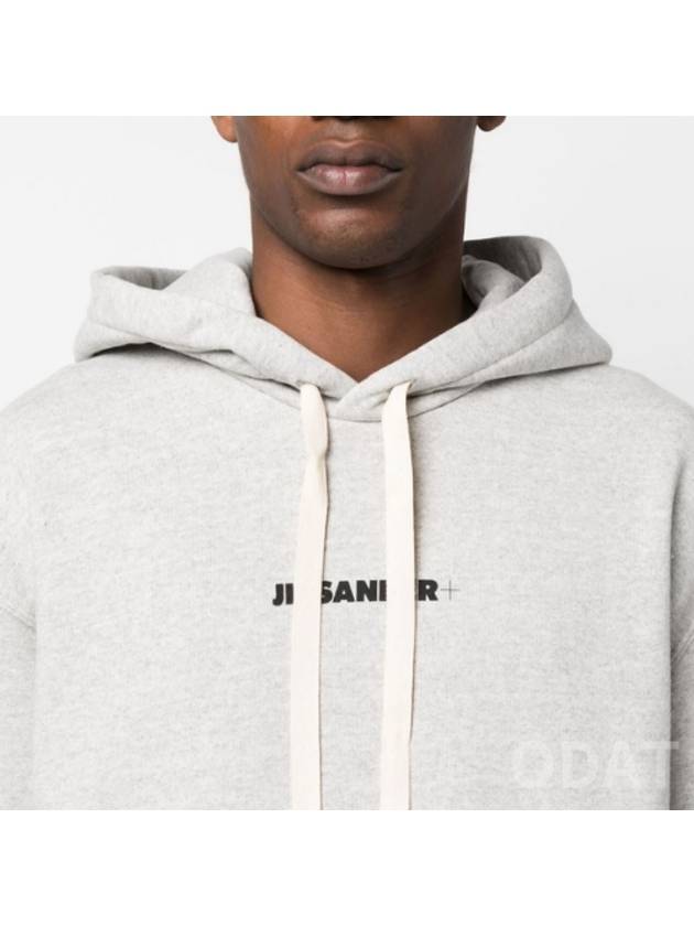 Plus Logo Hoodie Grey - JIL SANDER - BALAAN 5