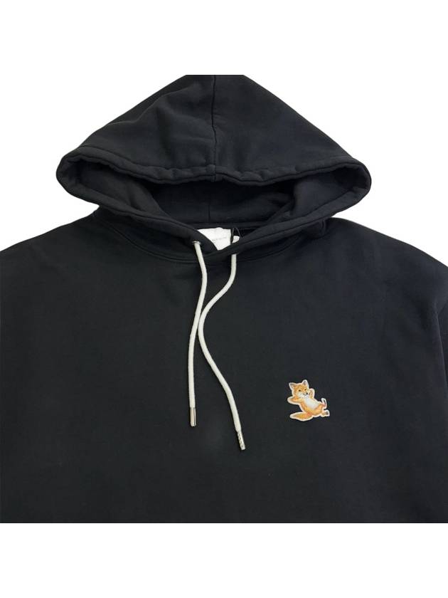 Chillax Fox Patch Classic Hoodie Black - MAISON KITSUNE - BALAAN 3