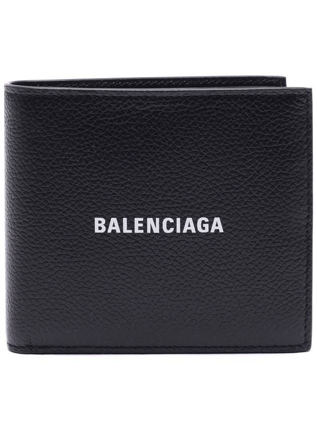 Logo Print Half Wallet Black - BALENCIAGA - BALAAN 2