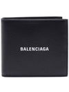 Logo Print Half Wallet Black - BALENCIAGA - BALAAN 3