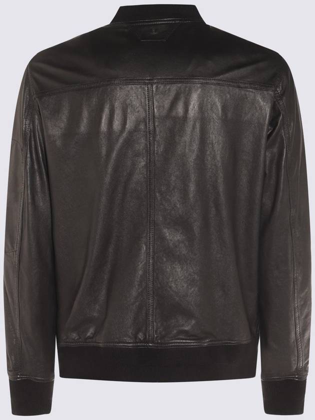 Salvatore Santoro Black Leather Jacket - SALVATORE SANTORO - BALAAN 2